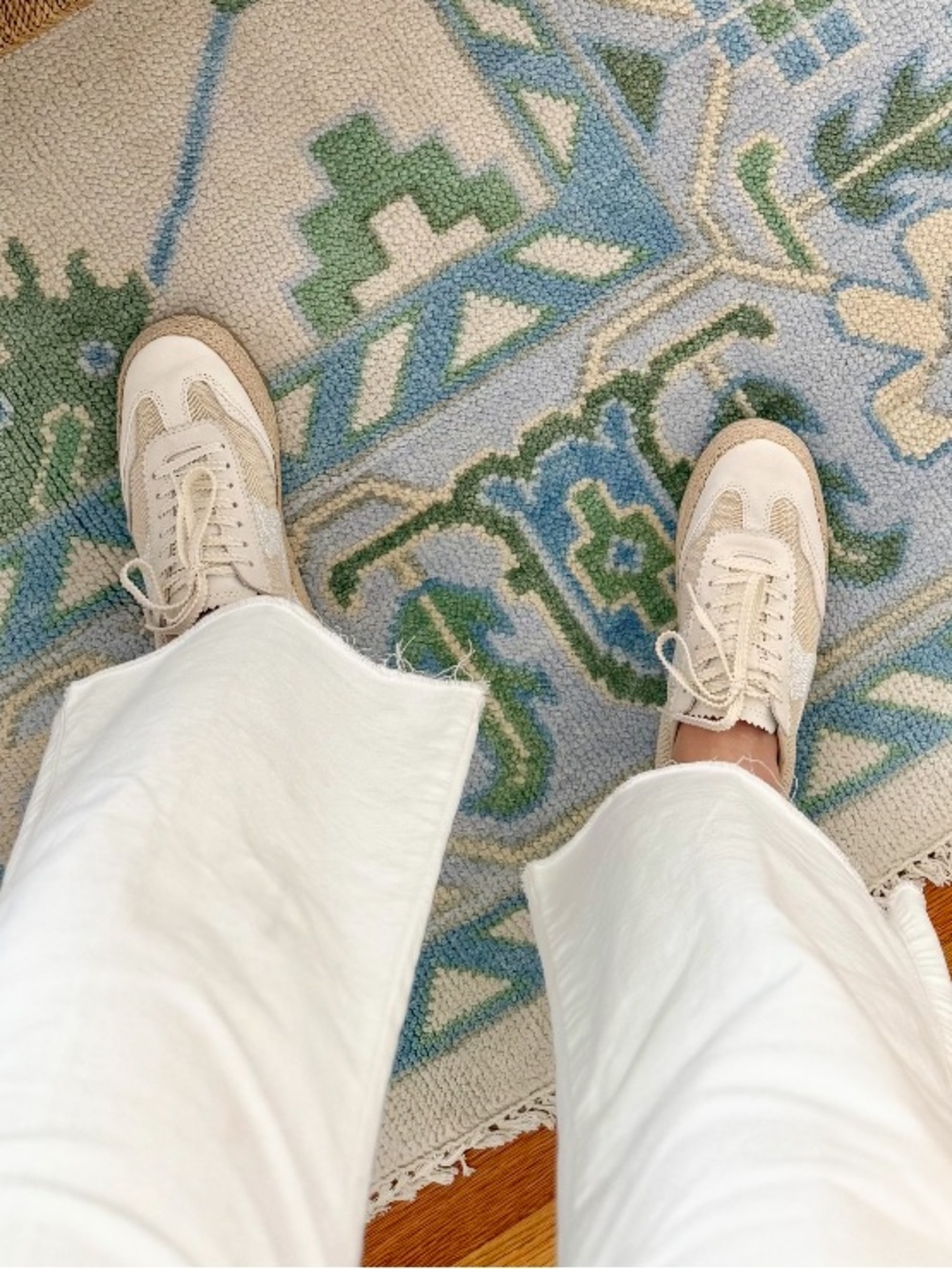 Dolce Vita Beige Espadrille-Style Low-Top Sneakers